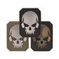 UNYZONE : MIL-TEC Patch PVC tête de mort noir, vert olive et camouflage CE/Woodland