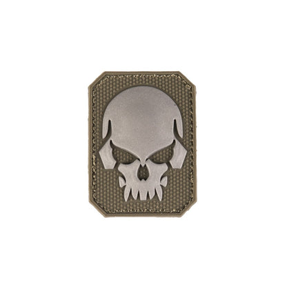 UNYZONE : MIL-TEC Patch PVC tête de mort vert olive