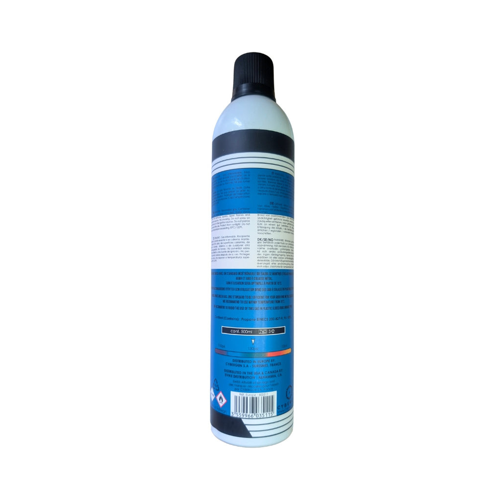 UNYZONE : SWISS ARMS Bouteille de gaz sec 130 PSI (green gas) vue de derrière
