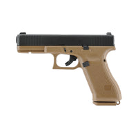 UNYZONE : UMAREX/VFC Réplique pistolet Glock 17 Gen 5 à gaz en French Edition (noir et tan)