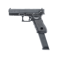 UNYZONE : UMAREX/VFC Réplique pistolet Glock 18C en noir qui peut faire du Full auto avec chargeur de 50 billes