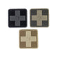 UNYZONE : VIPER TACTICAL Patch PVC Médic les 3 coloris, noir et gris, vert olive, tan