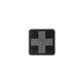 UNYZONE : VIPER TACTICAL Patch PVC Médic noir et gris