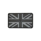 UNYZONE : VIPER TACTICAL Patch PVC drapeau du Royaume-Uni gris noir