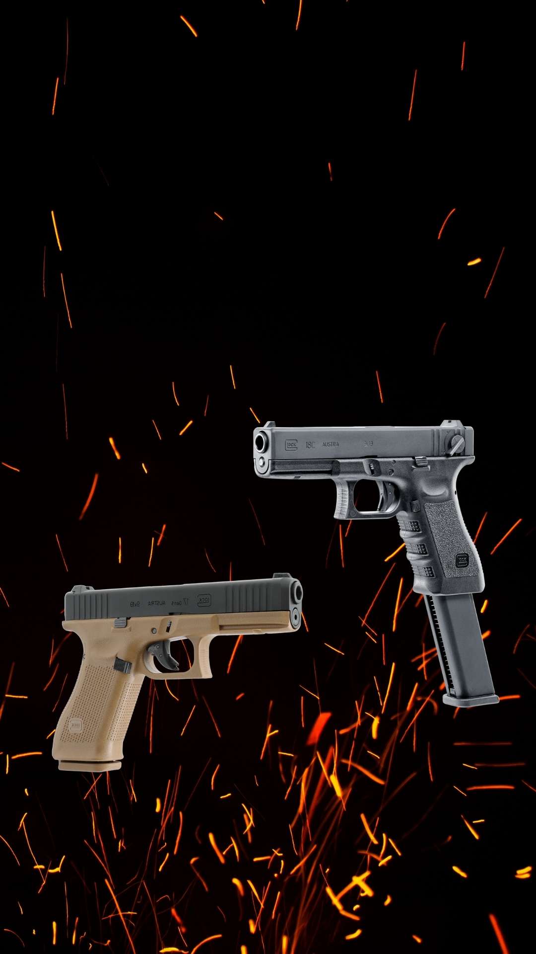 UNYZONE : Slide mobile "Répliques de poing Glock"